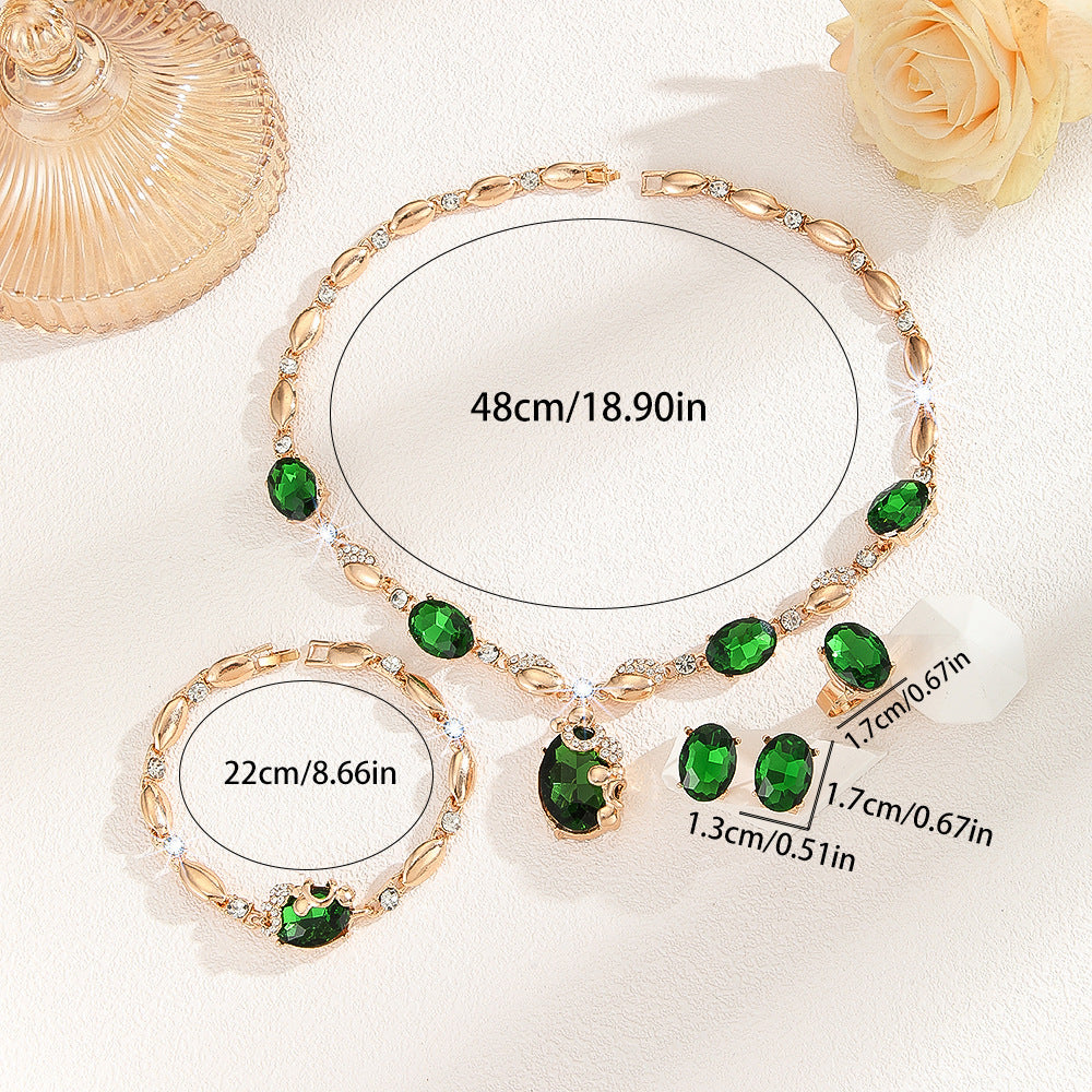 Women's Fashion Personality Four-piece Set Ornament