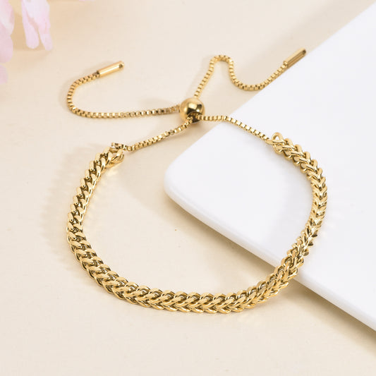 Simple Cold Style Ins Special-interest Design Non-fading Bracelet For Women